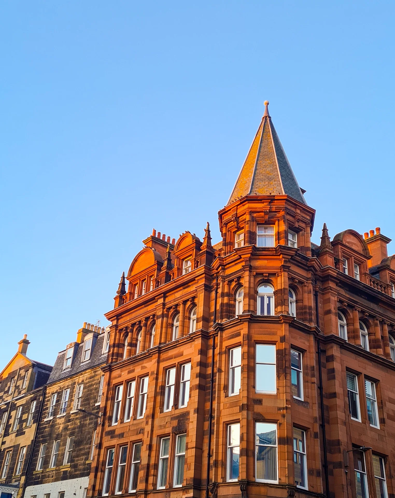Edinburgh classic architectural masonry and detail