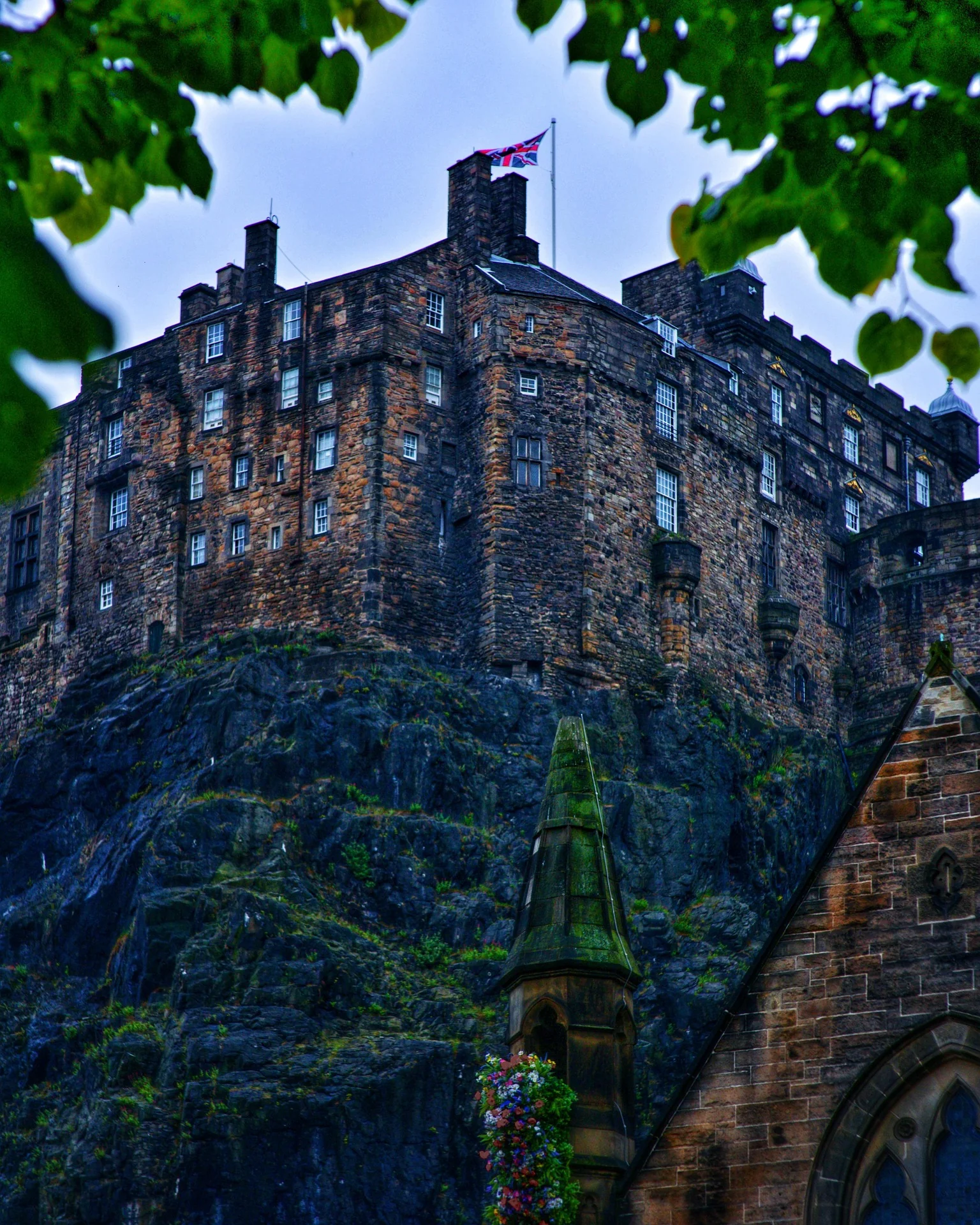Atmospheric historic Edinburgh streets and townhouses